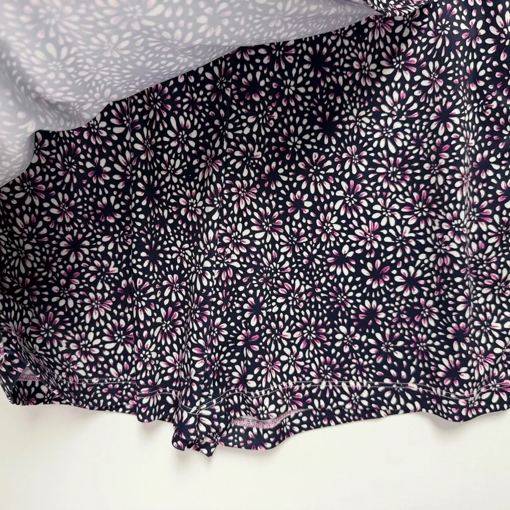 PGA Tour Women's Tie Dye Floral Golf Faux Wrap Skort Size Small - Picture 5 of 7